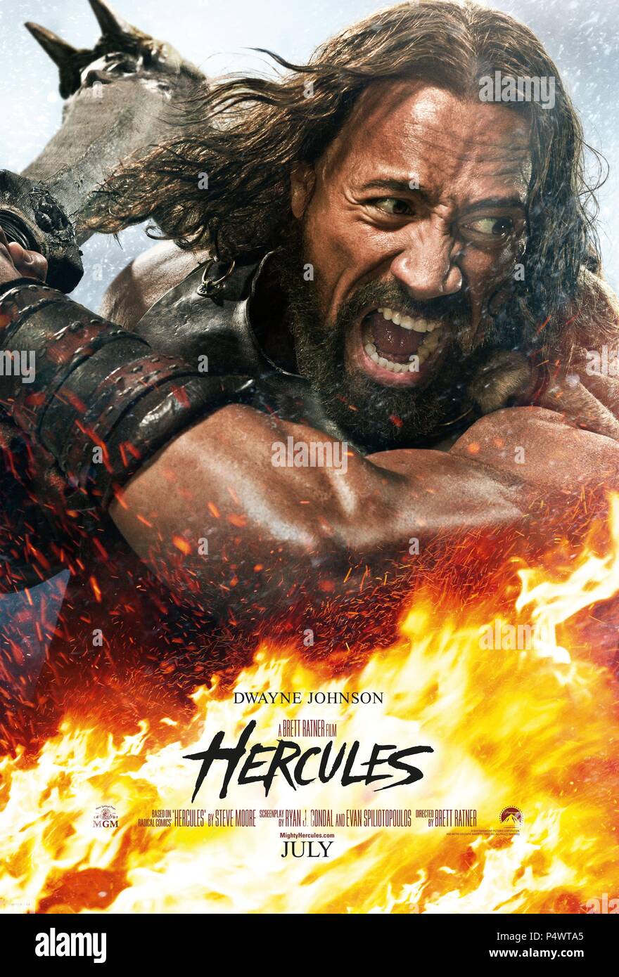Pellicola originale titolo: Hercules. Titolo inglese: Hercules. Regista: Brett Ratner. Anno: 2014. Stelle: il rock. Credito: Paramount Pictures / Album Foto Stock