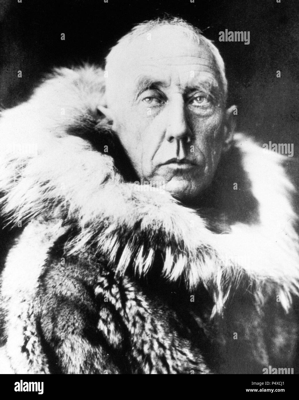 Roald Amundsen. Norwegian explorer: la prima persona a raggiungere il Polo Sud nel dicembre 1911. Foto Stock