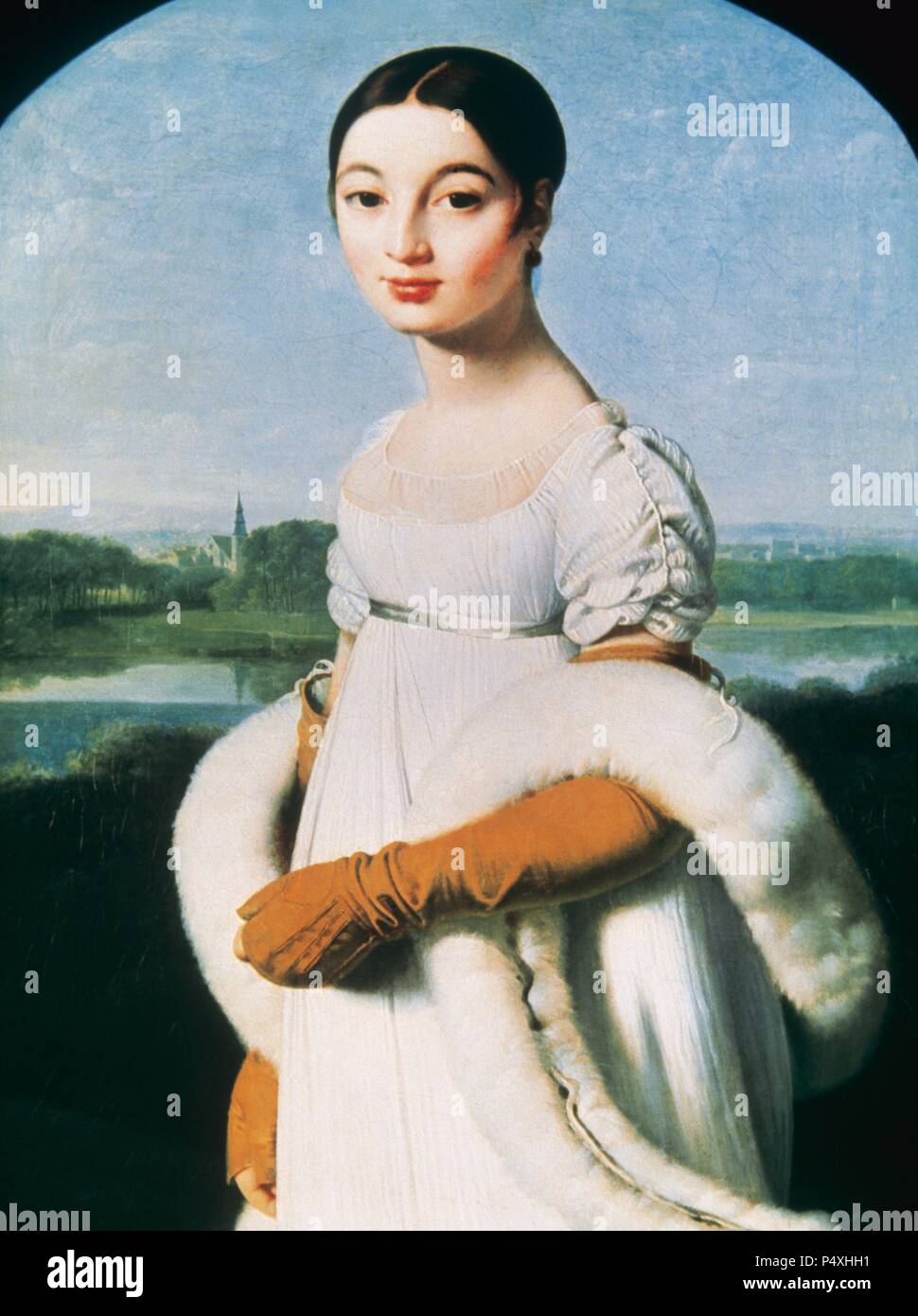 Jean Auguste Dominique Ingres (1780-1867). Pittore Francese. Ritratto di  Madame Riviere, 1805. Musee d'Orsay, Parigi. La Francia Foto stock - Alamy