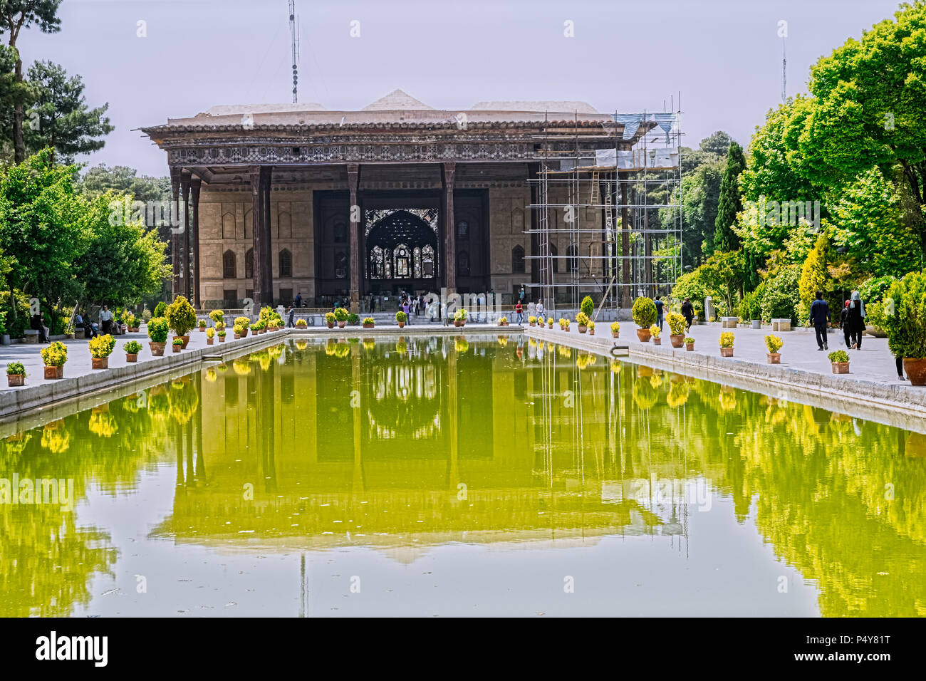 Chehel Sotoun palace Foto Stock