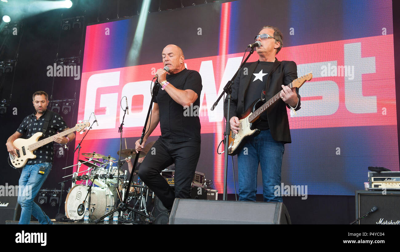 Edinburgh, Regno Unito. Il 23 giugno 2018. Andare a ovest in concerto al Rock consente di Scozia, Dalkeith Country Park, Edimburgo, Gran Bretagna 23 giugno 2018 Credit: Stuart Westwood/Alamy Live News Foto Stock