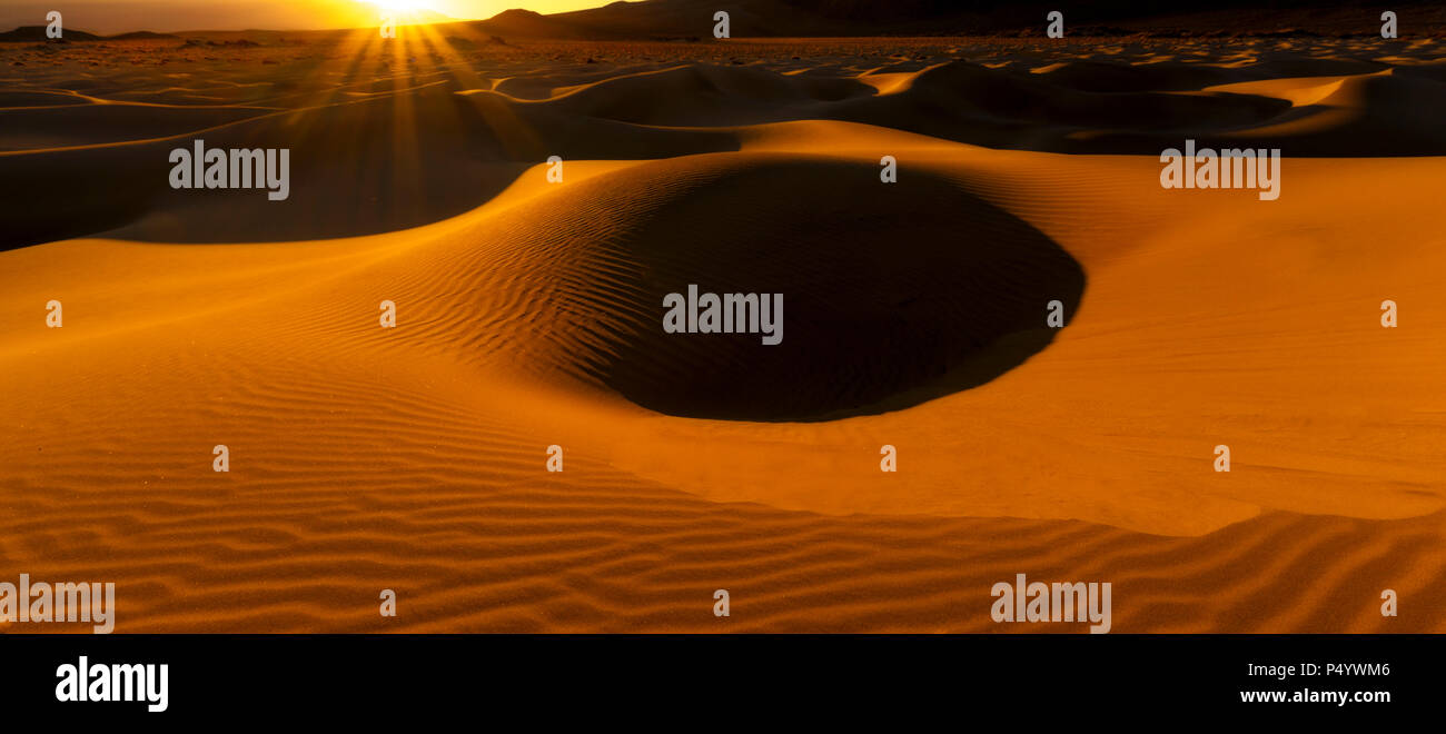 La mattina presto a Mesquite Appartamenti Le dune di sabbia Foto Stock