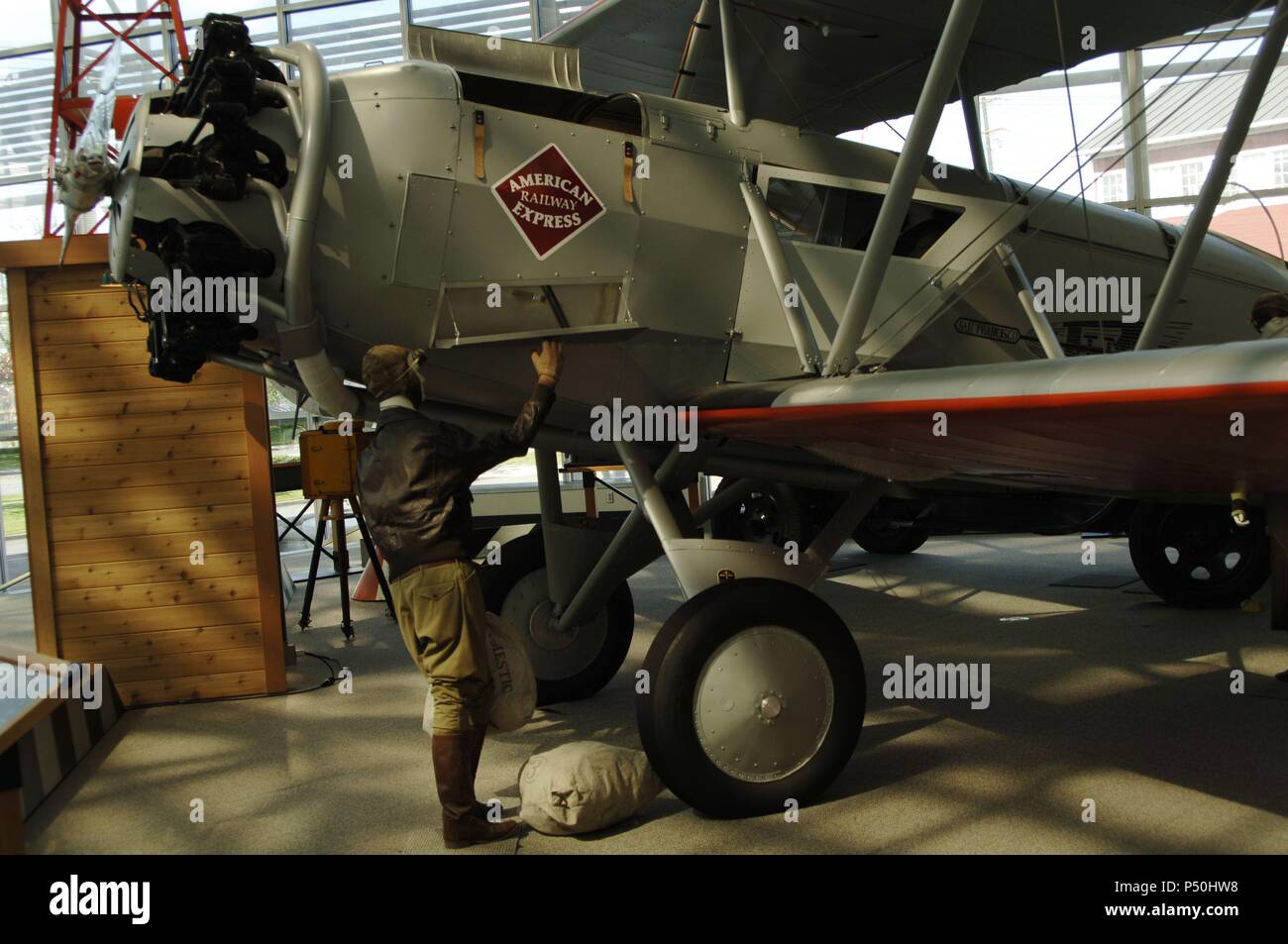 BOEING MODELO 40 B. Reproducción, 1928. Museo del Vuelo. Seattle. Estado de Washington. Estados Unidos. Foto Stock