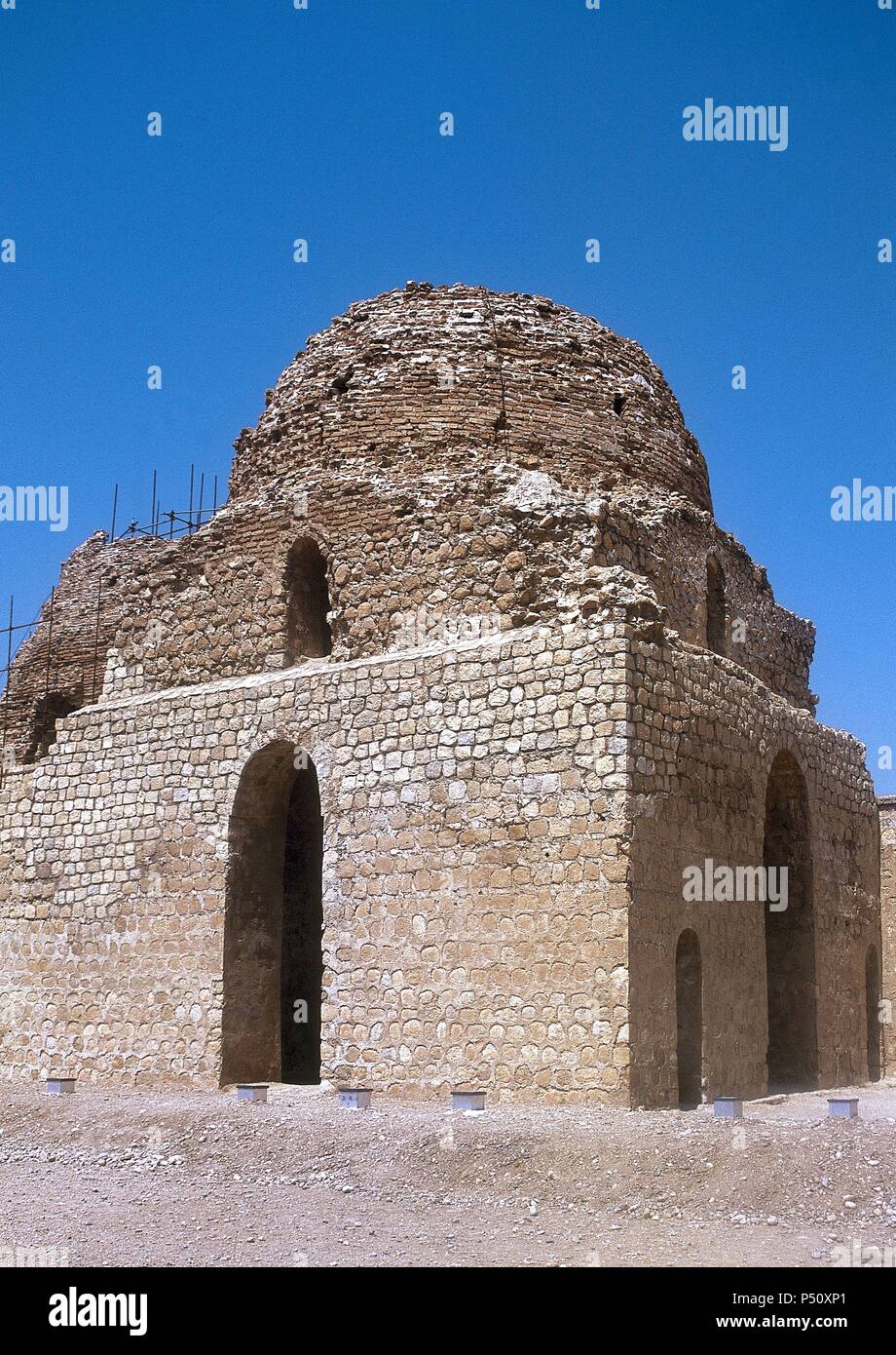 L'Iran. Palazzo di Sarvestan. Sassanian periodo. Costruito nel V secolo D.C. dal re Bahramgur (420-438). Foto Stock