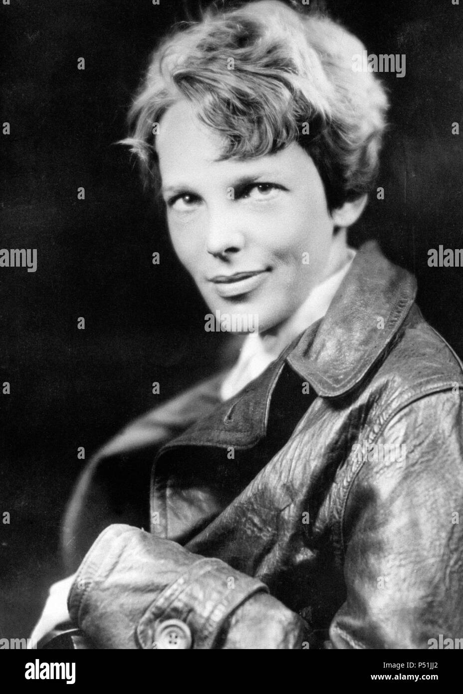 Amelia Earhart, famoso aviatore femmina, c.1932. Foto Stock