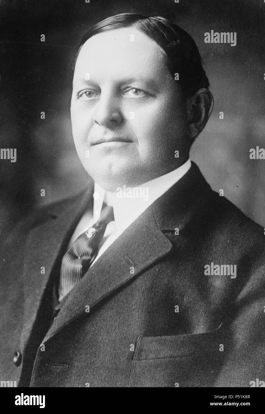 Uomo politico americano Oscar Wilder Underwood (1862-1929). 11 10 1910 Foto Stock