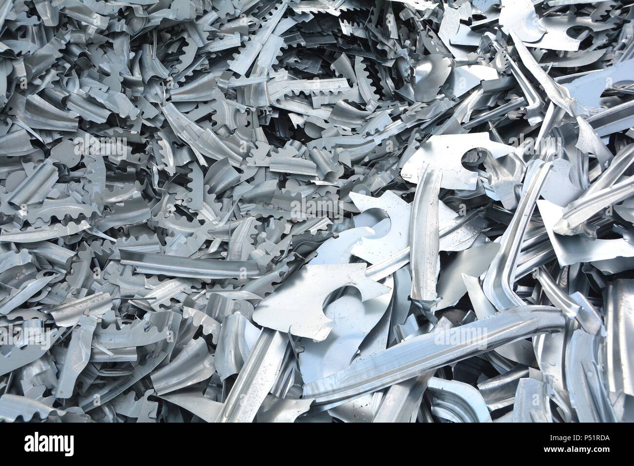 I rottami su un junkyard nel porto di Magdeburg Foto Stock