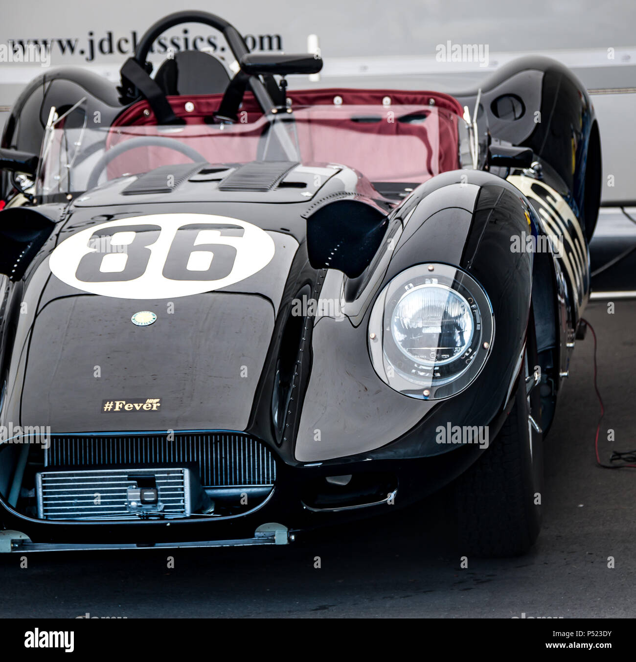 Classic Car racing. Foto Stock