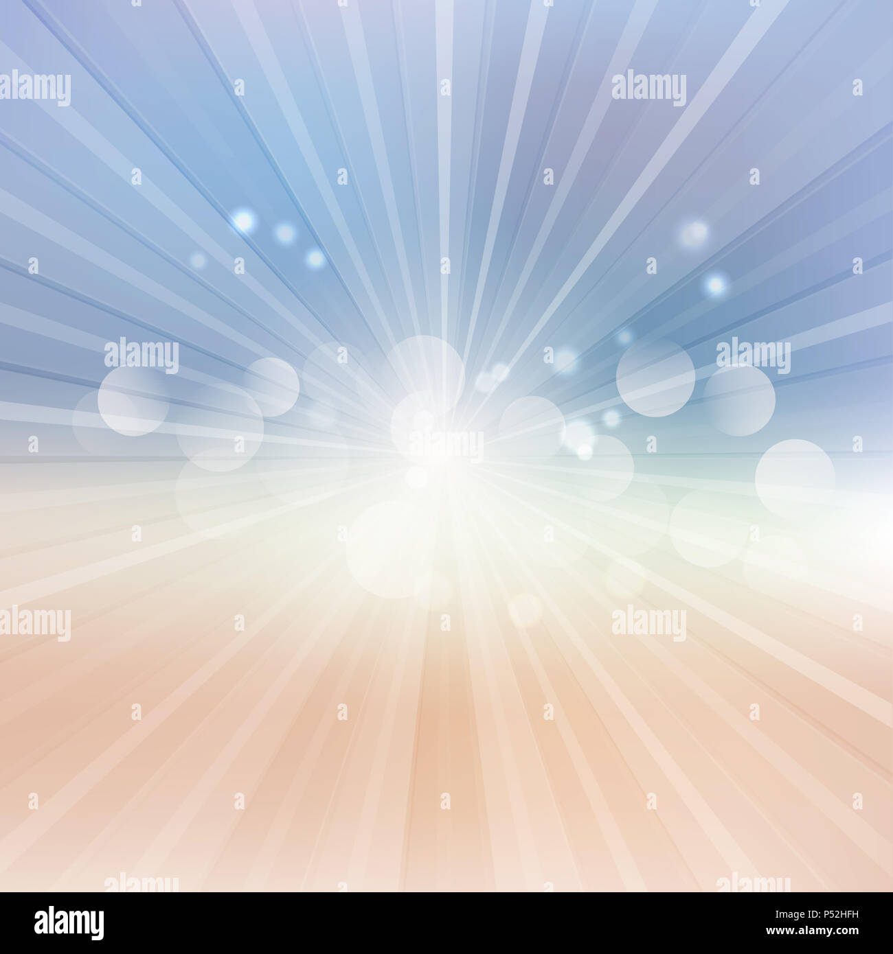 Abstract sfondo con un design a raggiera Foto Stock