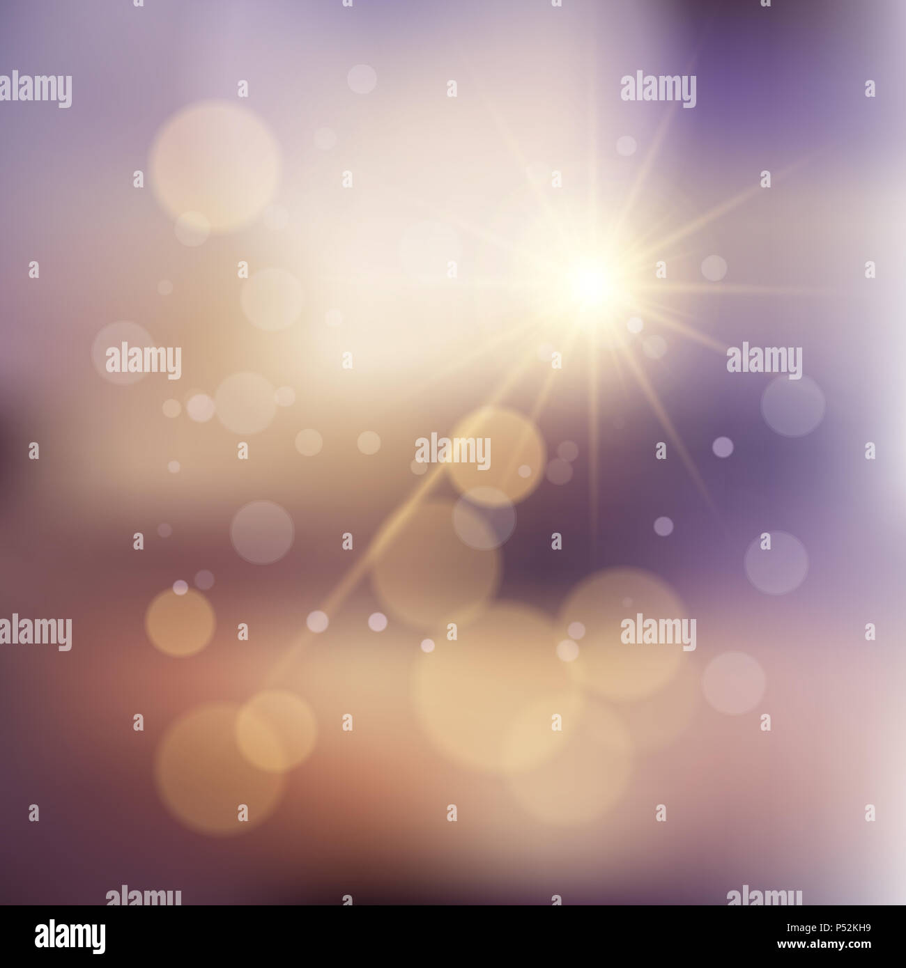 Sfondo astratto con luci sfocate Foto Stock