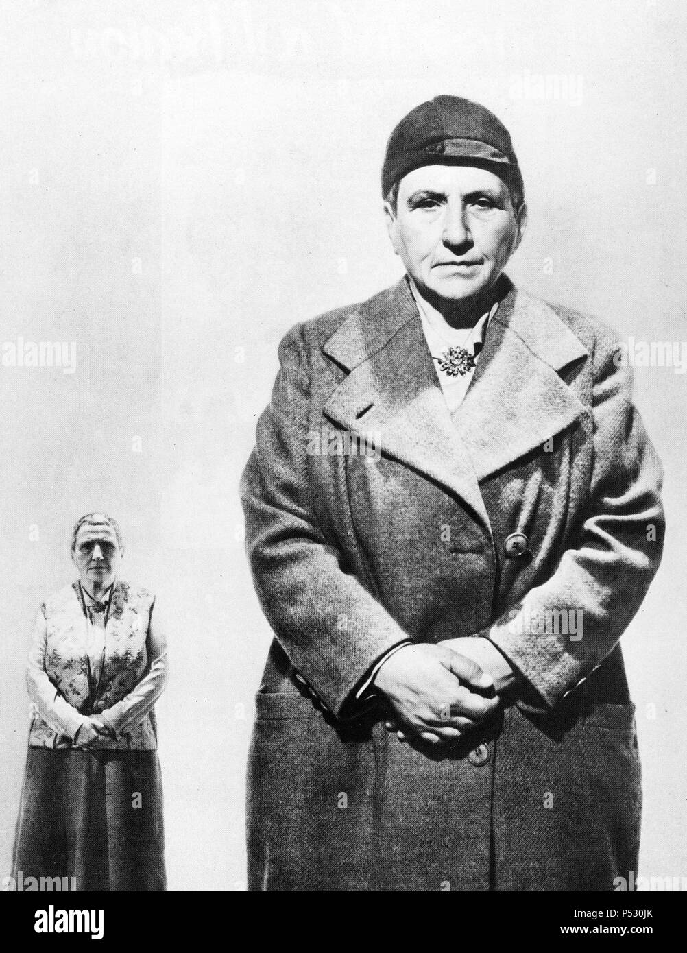 Scrittrice americana Gertrude Stein. Foto Stock