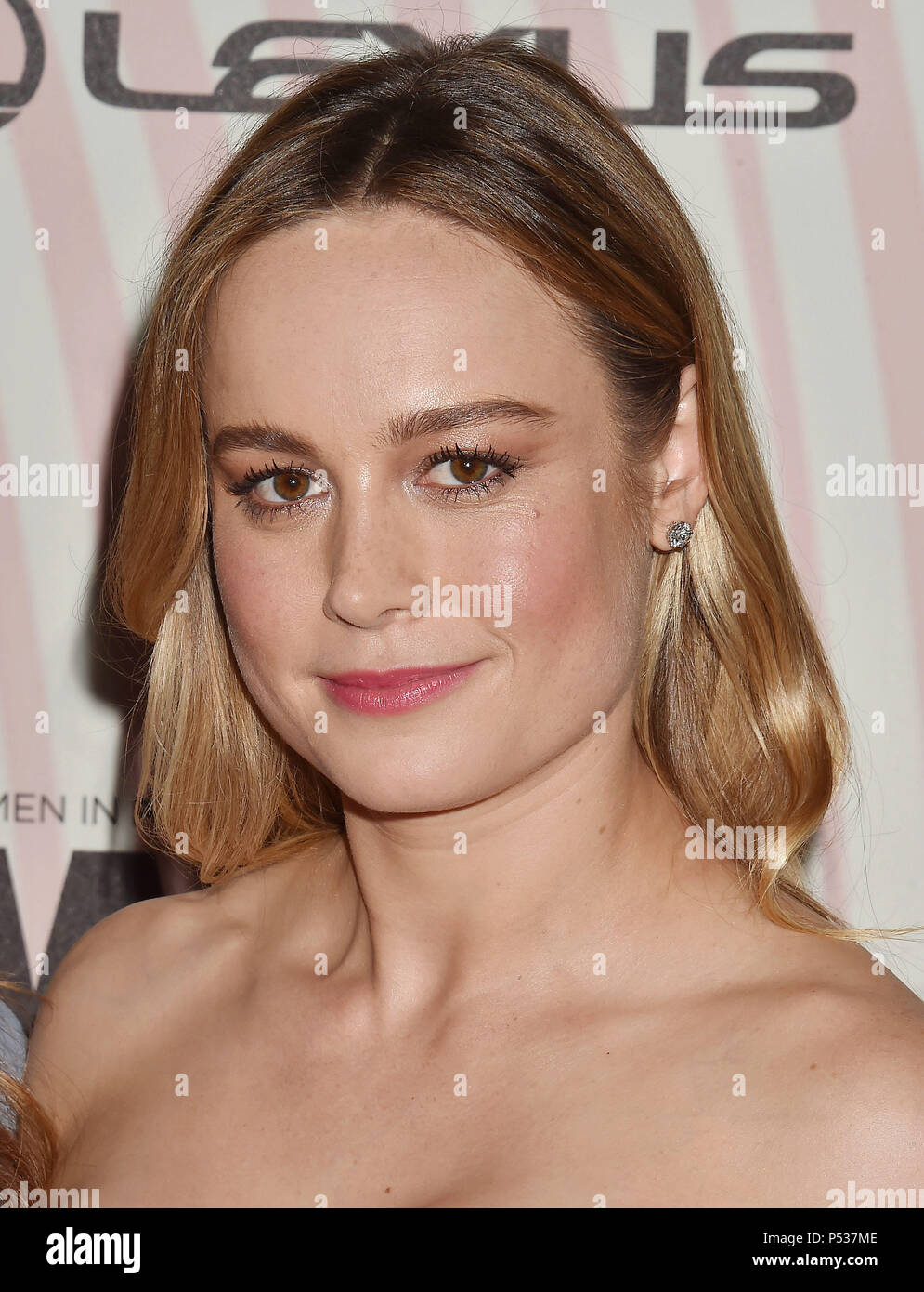 BRIE LARSON attrice statunitense assiste le donne in film 2018 Crystal + Lucy Awards presso il Beverly Hilton Hotel il 13 giugno 2018 a Beverly Hills, la California. Photo: Jeffrey Mayer Foto Stock