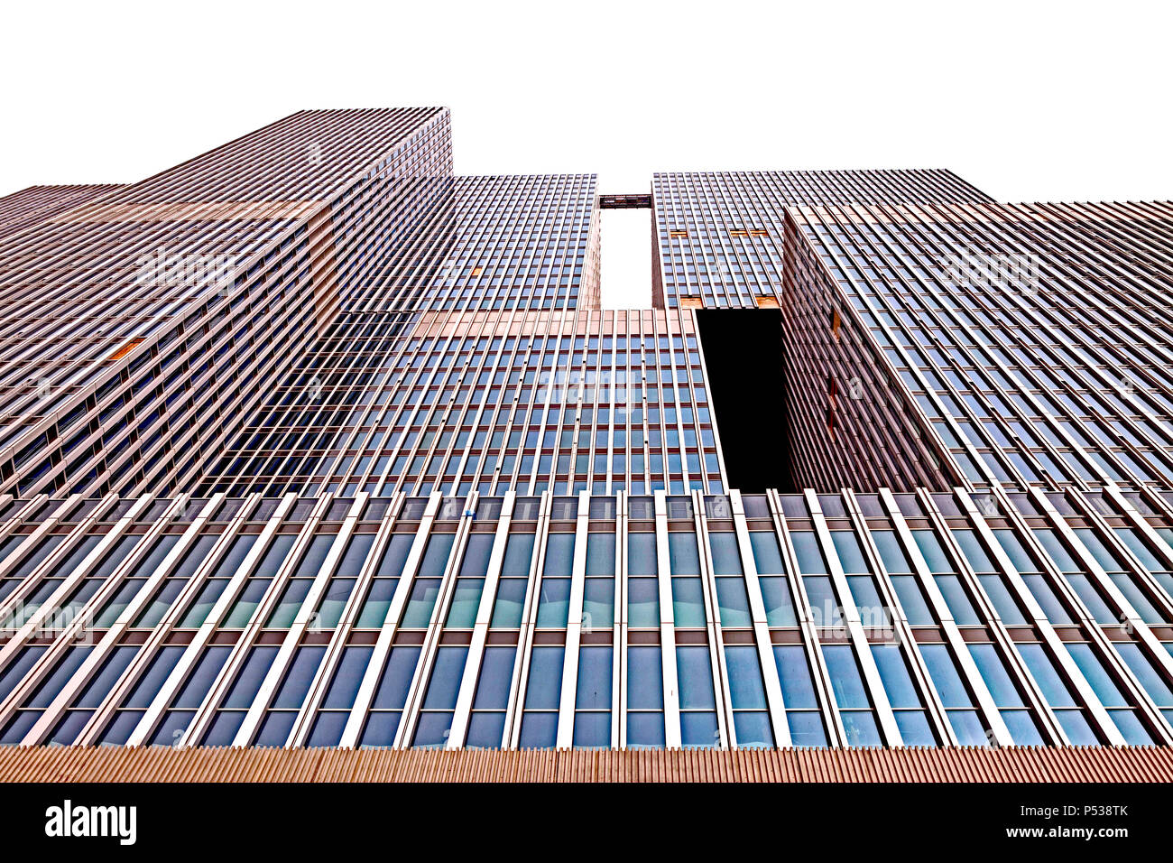 Gebäude De Rotterdam a den Niederlanden Foto Stock