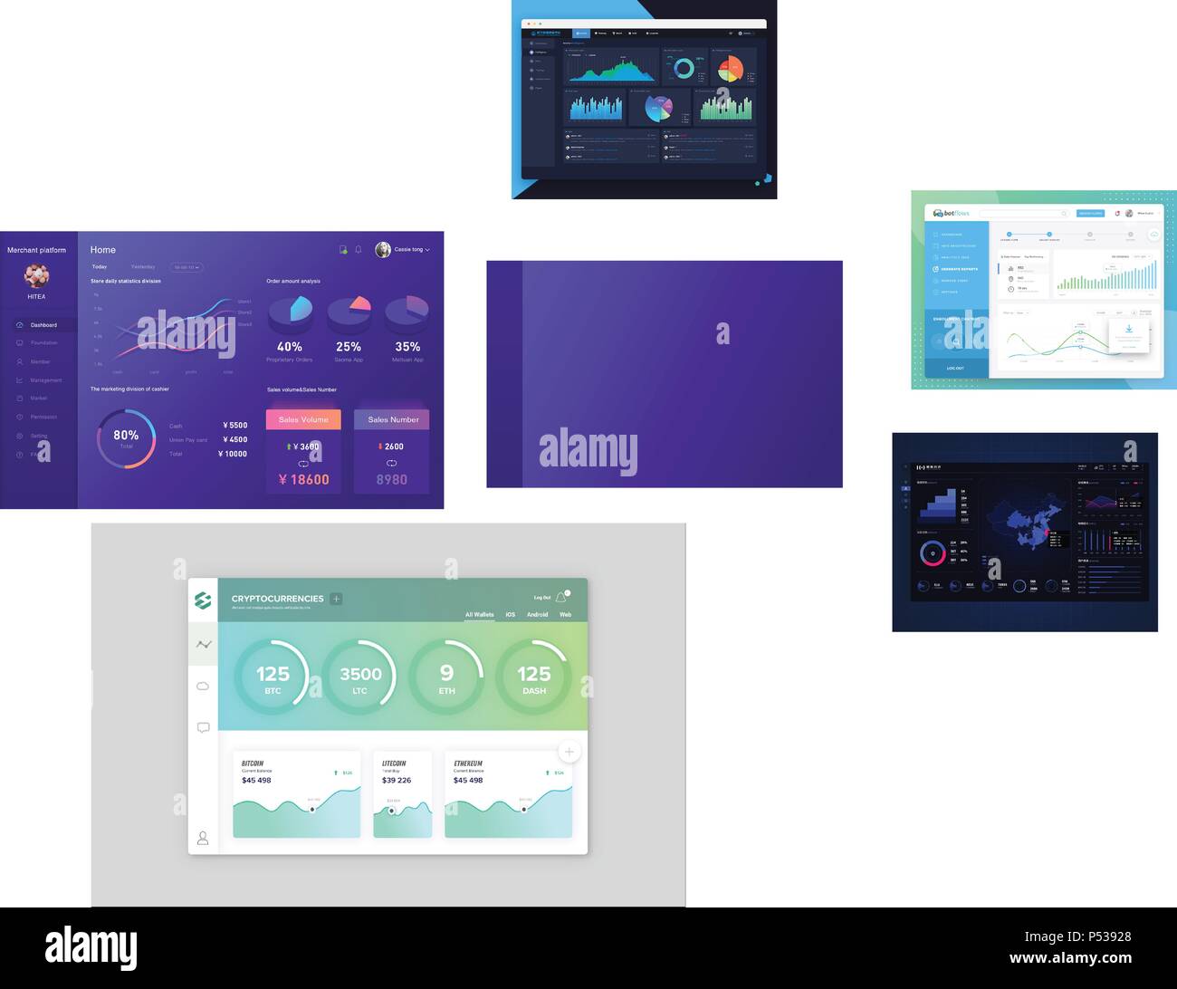Il vettore Ui bianco Kit set. Vector design piatto ui kit per webdesign. Appartamento in stile ui kit set di progettazione per il web design. I pulsanti di Piana, menu e barra di avanzamento Illustrazione Vettoriale