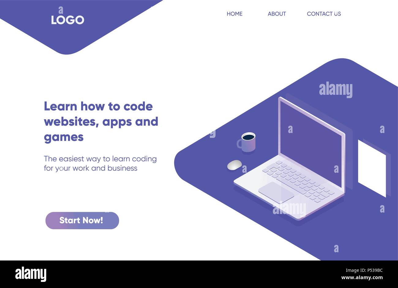 Lo sviluppo di software e la programmazione, codice di programma su schermo portatile, grande elaborazione dati, isometrica di elaborazione Illustrazione Vettoriale