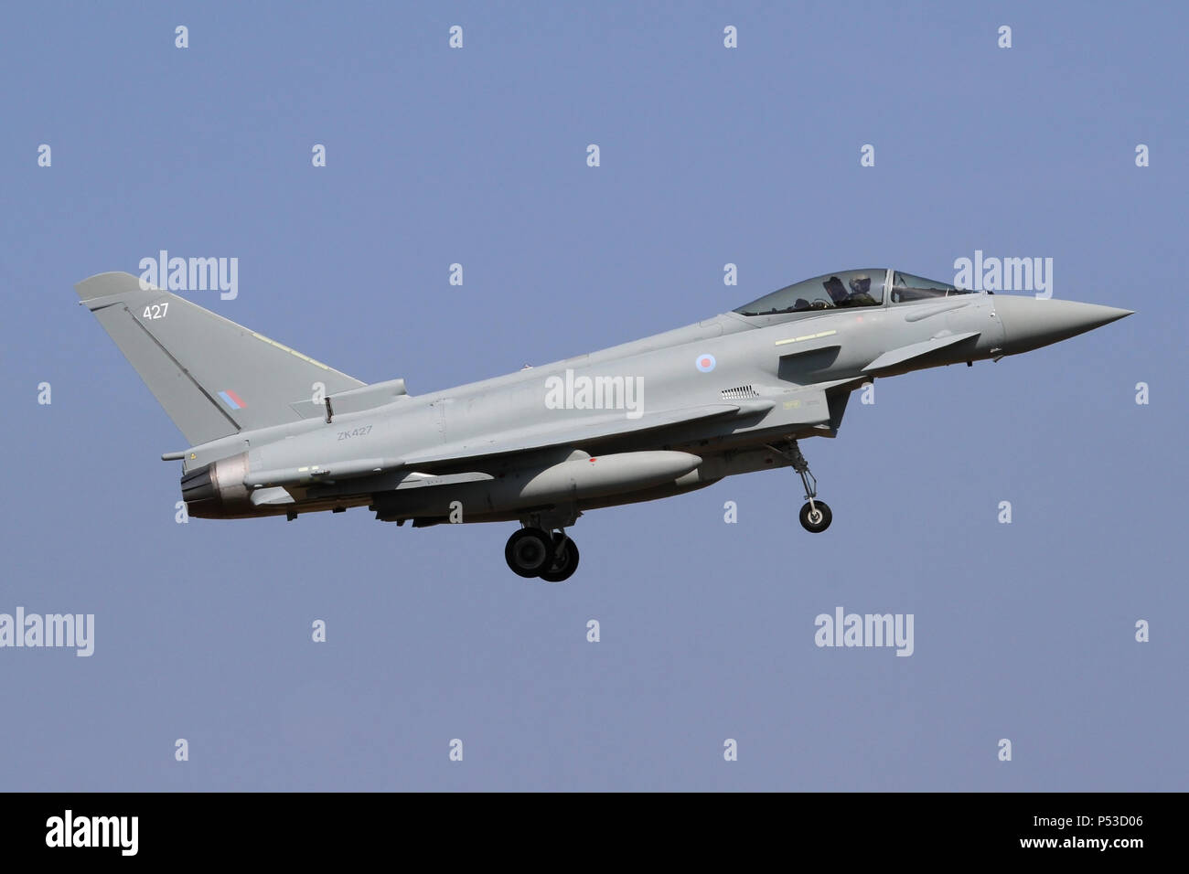 Questo Eurofighter Typhoon FGR4 era uno dei più nuovi in servizio con la Royal Air Force quando fotografato. Foto Stock