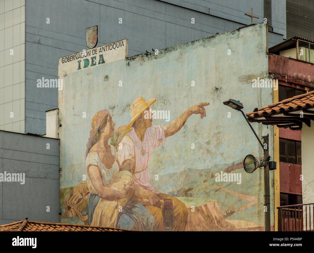 Tipico di Medellin in Colombia Foto Stock