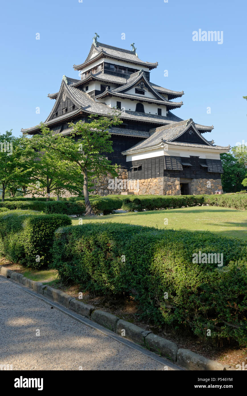 Matsue Castello, Matsue, Shimane, Giappone Foto Stock