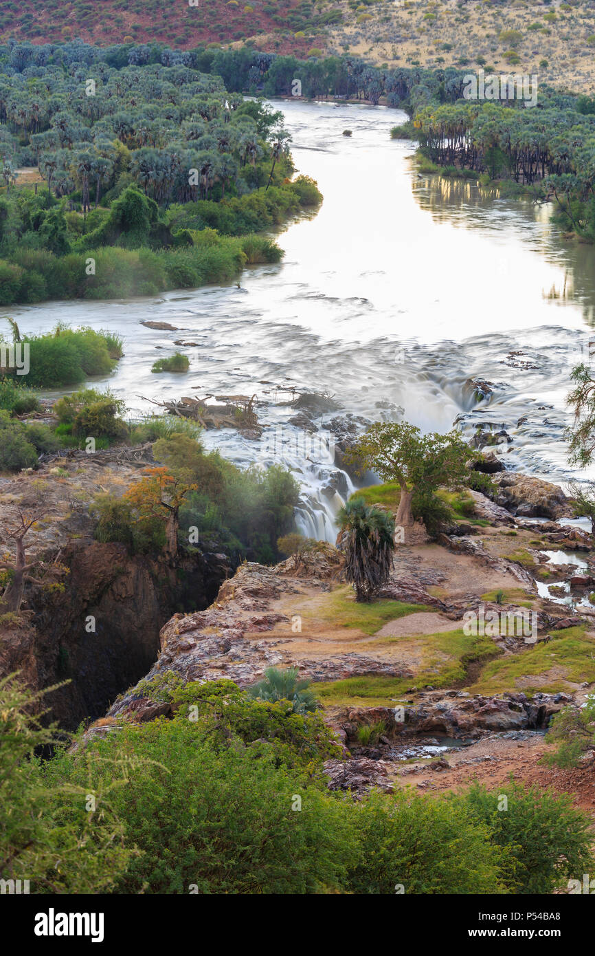 Epupa Falls, Regione di Kunene, Namibia Foto Stock