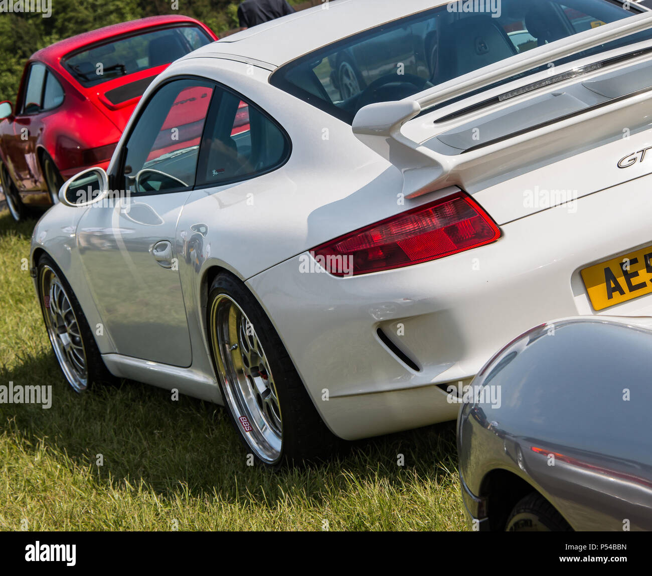 Una Porsche 911 GT3 auto sportiva. Foto Stock