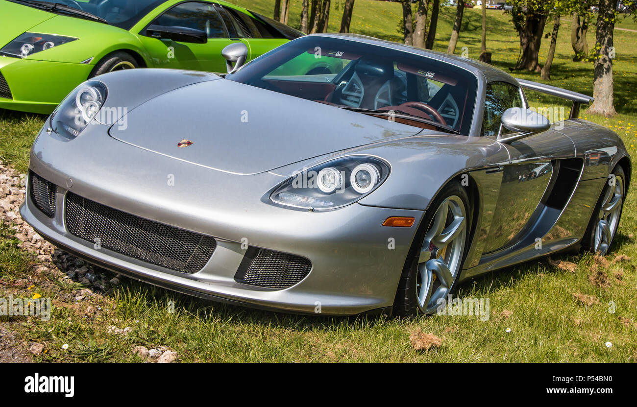 Una Porsche GT Carerra super car Foto Stock