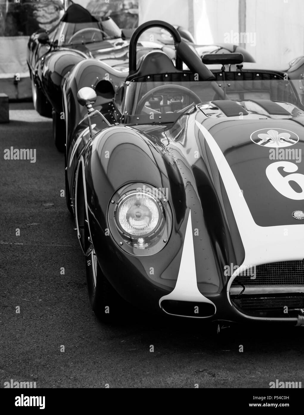 Classic Car racing. Foto Stock