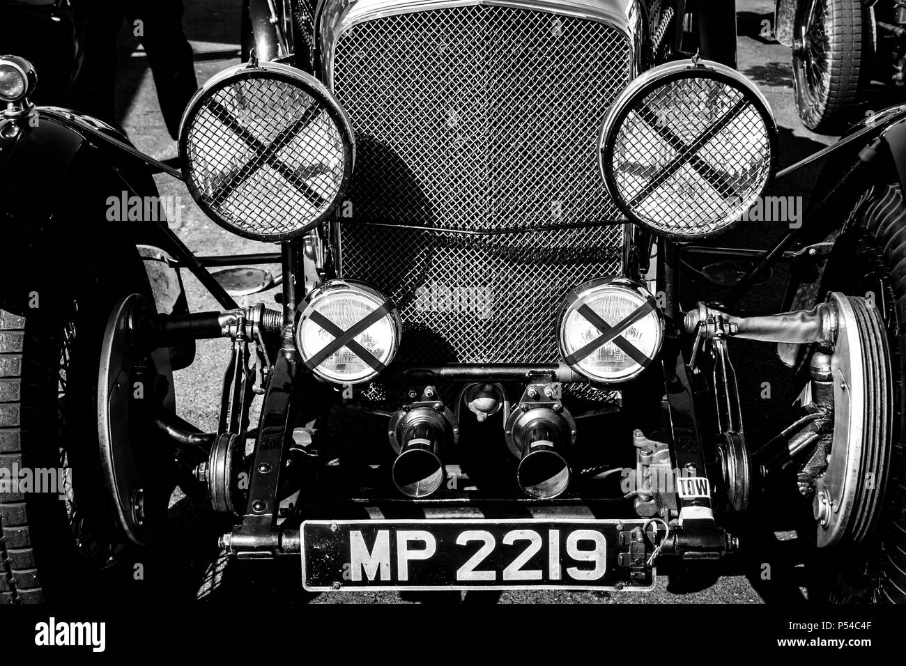 Classic Bentley auto racing Foto Stock