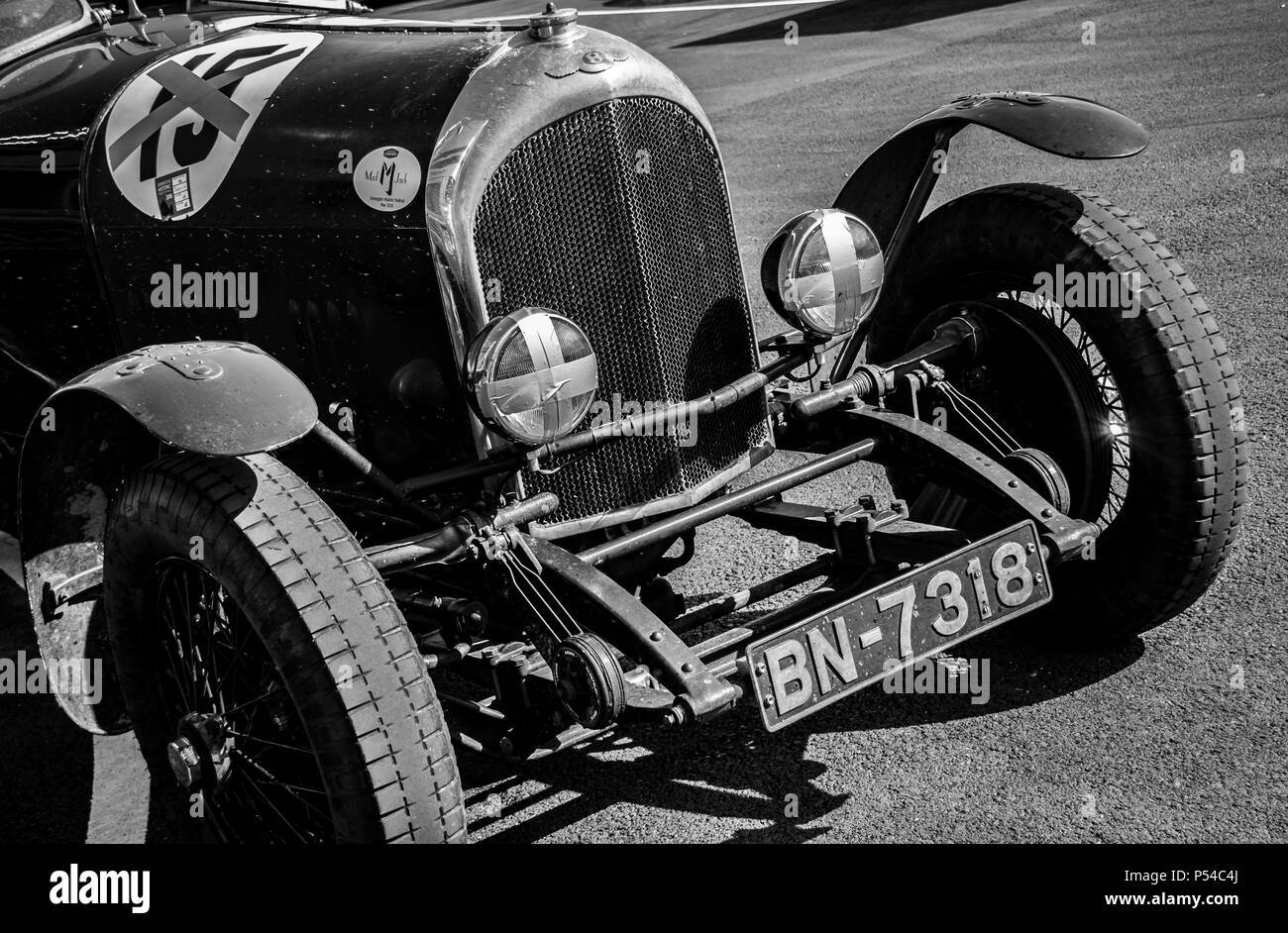 Classic Bentley auto racing Foto Stock