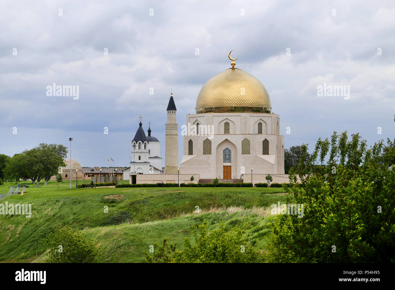 Foto di un bel monumento di accettazione dell Islam in Tatarstan Foto Stock