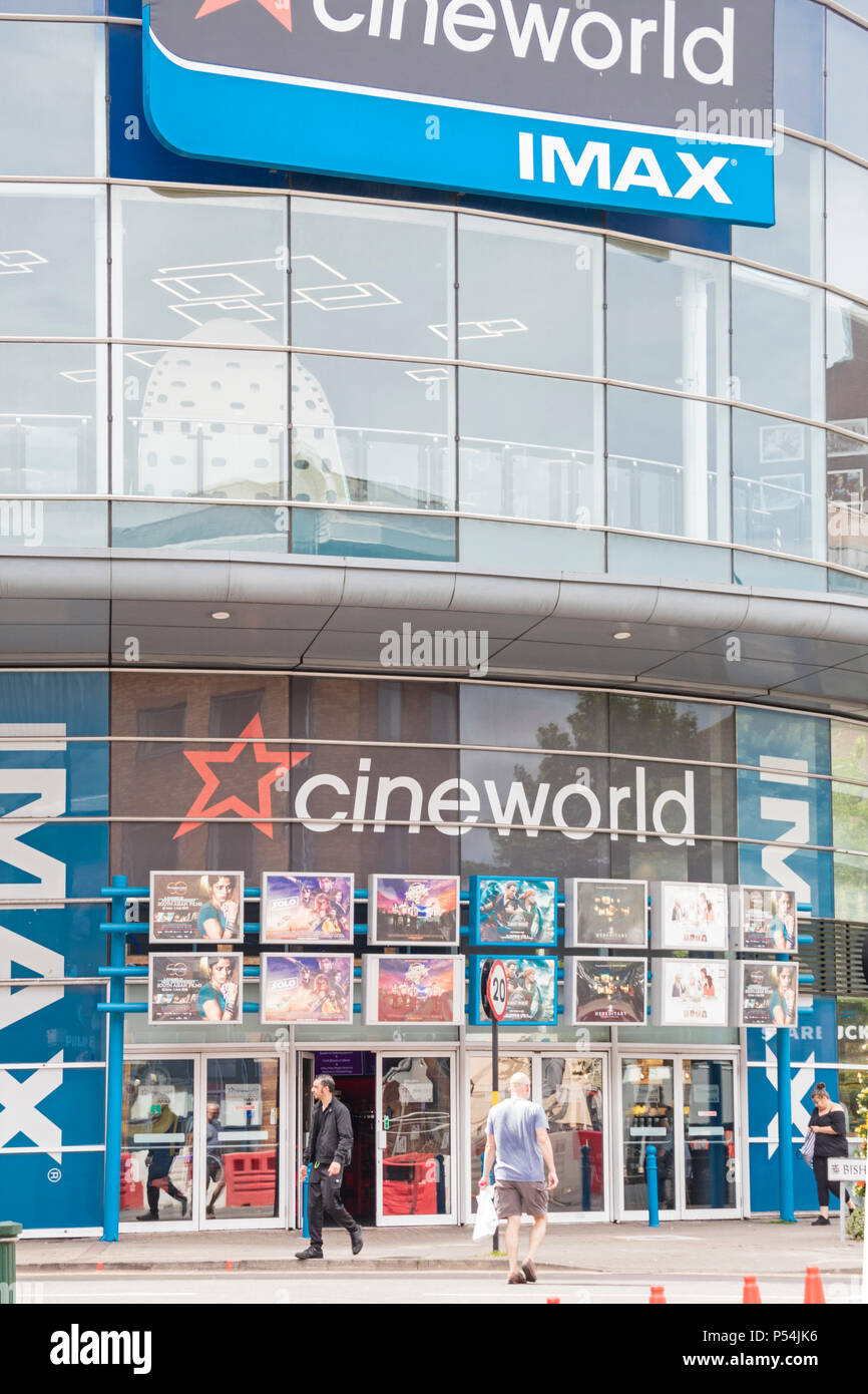 Cinema Cineworld, Birmingham Broad Street, Birmingham, Regno Unito Foto Stock