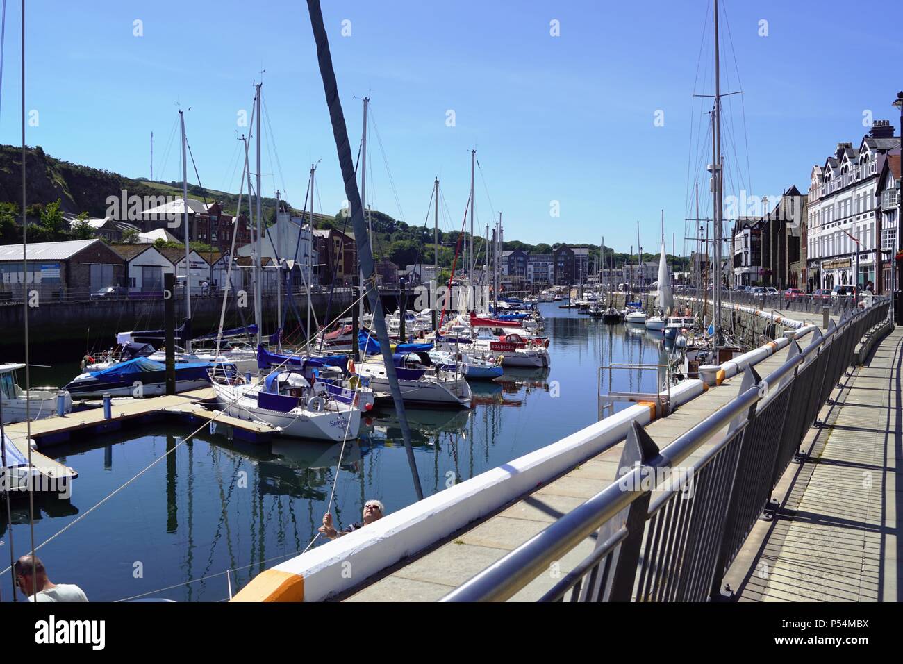 Douglas Yacht Marina Isola di Man Foto Stock