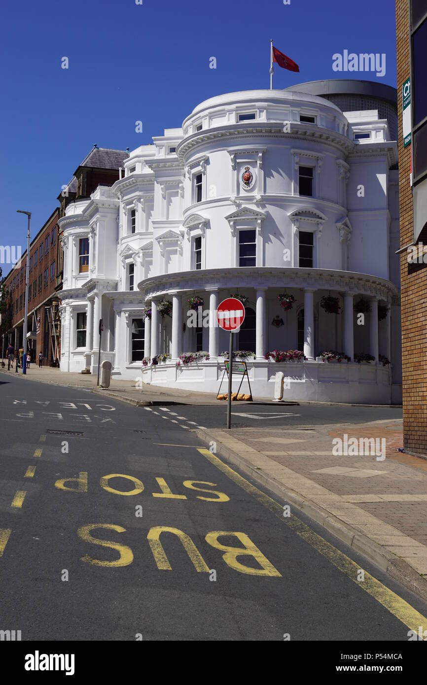 Il Tynwald Edificio, Douglas Isle of Man Foto Stock