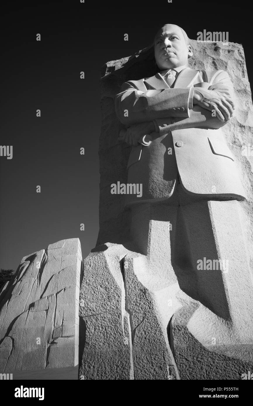 Il Martin Luther King Jr. Memorial in West Potomac Park vicino al National Mall di Washington, DC, Stati Uniti. Foto Stock