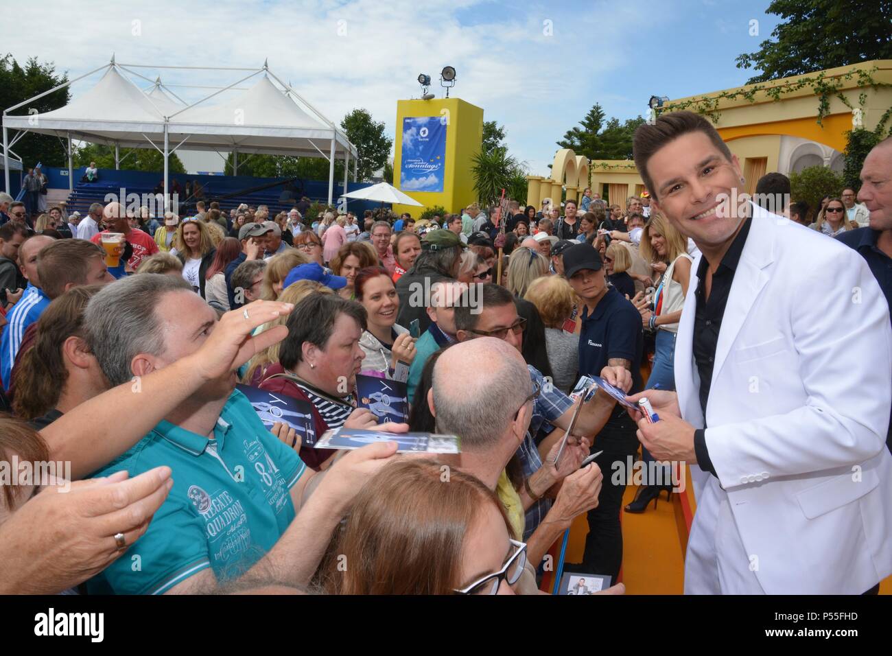 La ruggine, Germania, 24 giugno 2018, ARD TV-Show 'Immer wieder Sonntags' mit Stefan Mross, Eloy de Jong, Credito: mediensegel/Alamy Live News Foto Stock