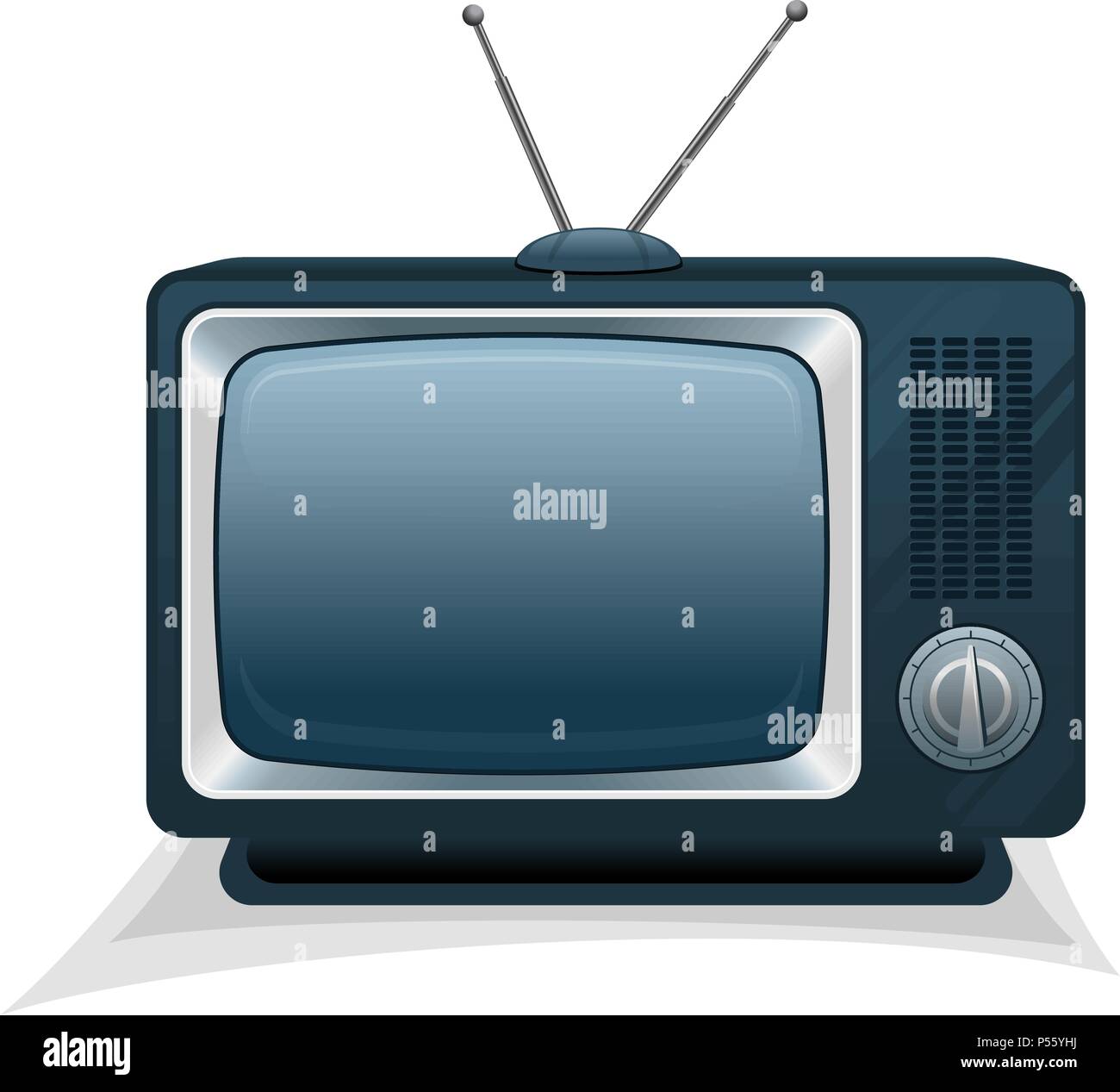 Vector vecchia tv Illustrazione Vettoriale
