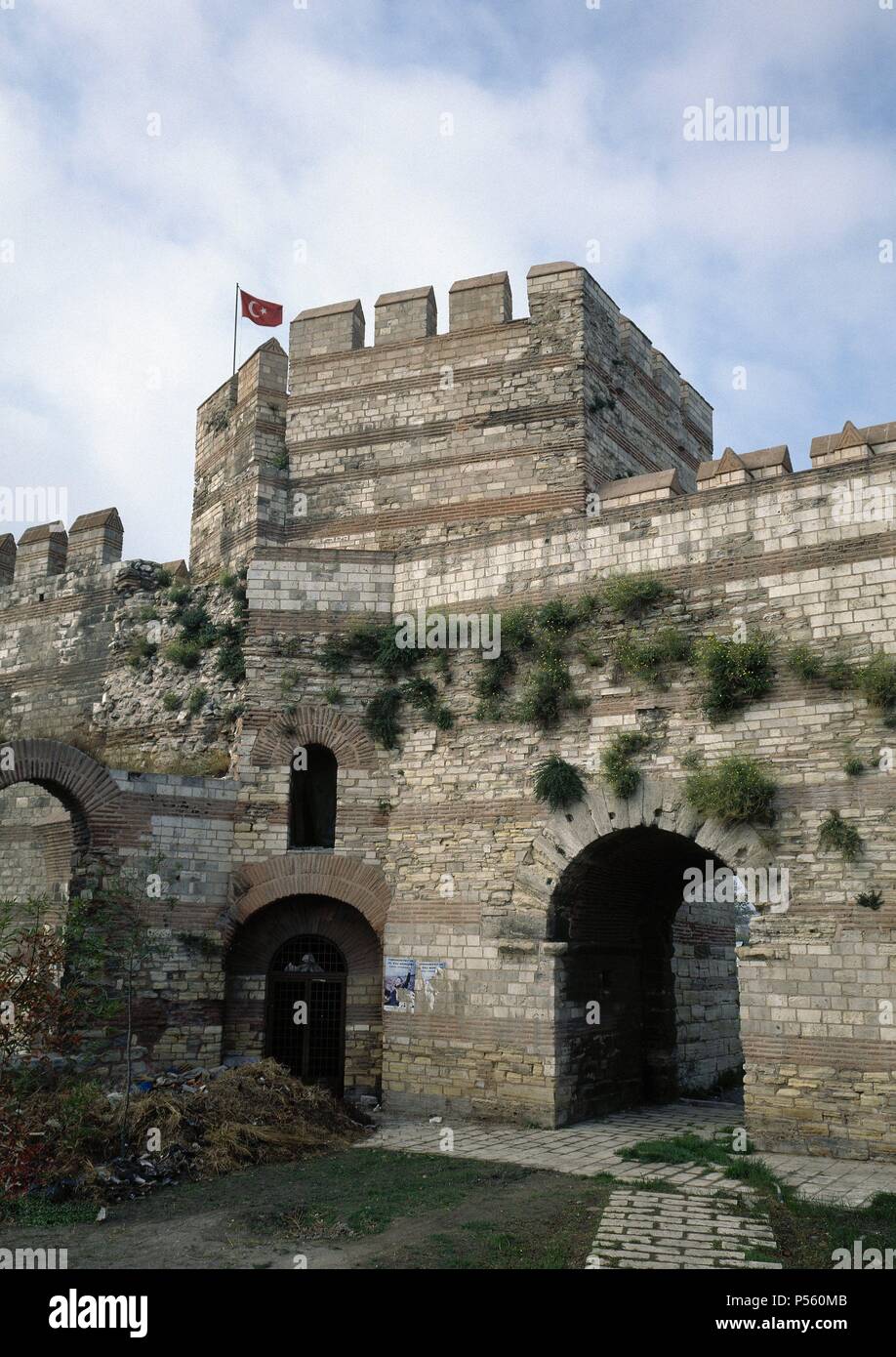 La Turchia. Istanbul. Prima militare Gate. Gate di Cristo. Foto Stock