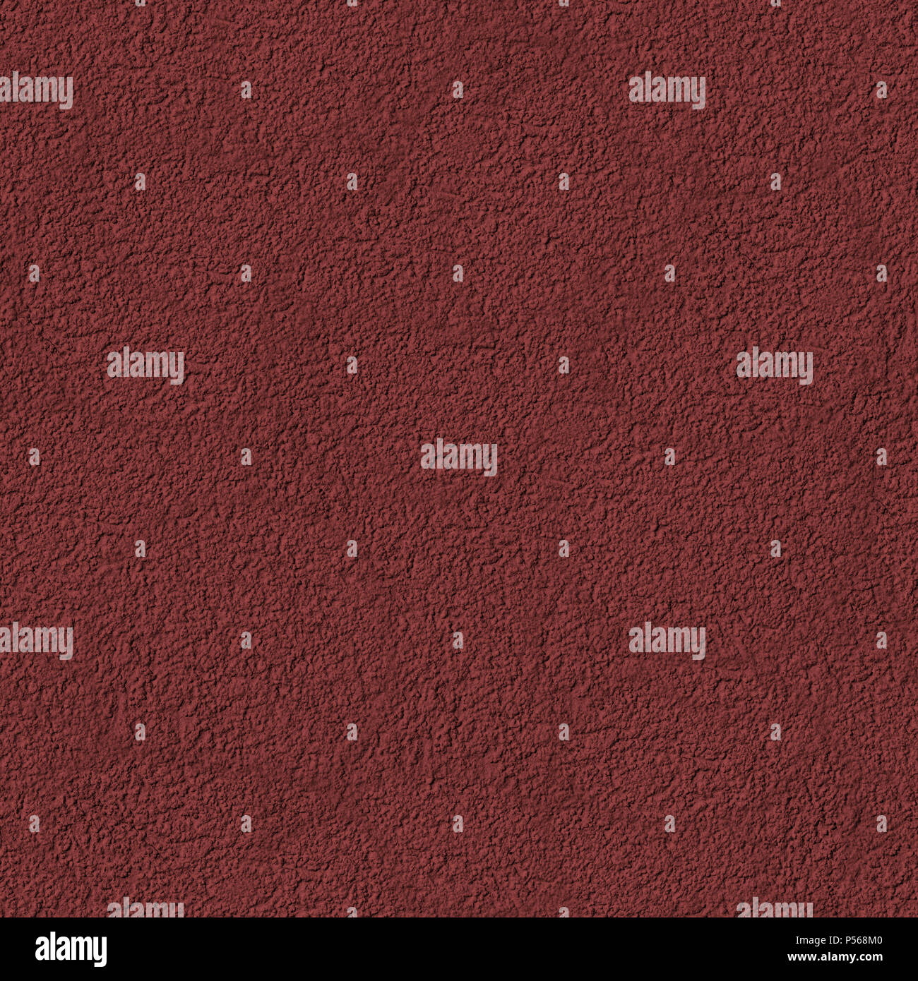 Seamless Texture di Red intonaci cementizi. Parete in gesso dello sfondo. Configurazione ripetibile con strato di finitura di gesso. Sporco scuro colori smorzati Foto Stock