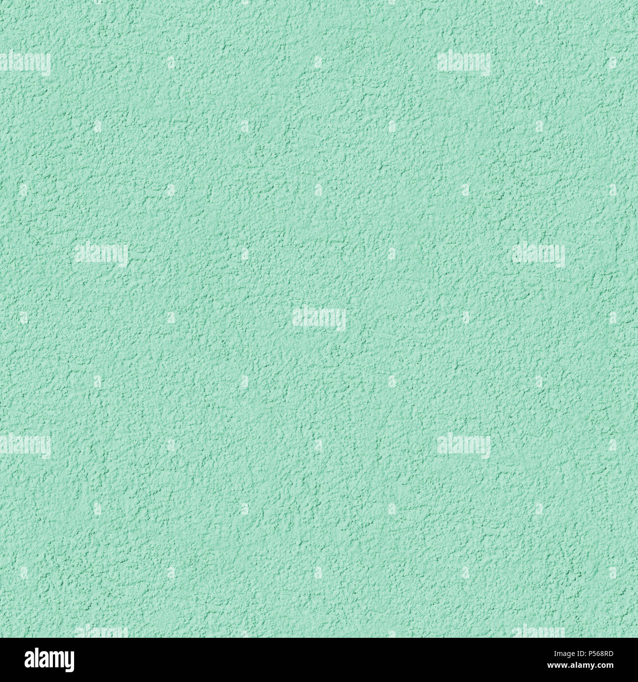 Seamless Texture di intonaci cementizi. La parete dello sfondo. Configurazione ripetibile con strato di finitura di gesso. Colori pastello: delicata tonalità di menta G Foto Stock