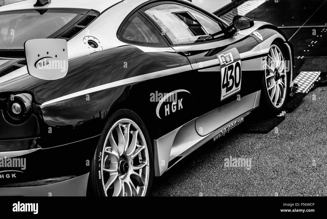 Una Ferrari F430 GT3 racing car Foto Stock