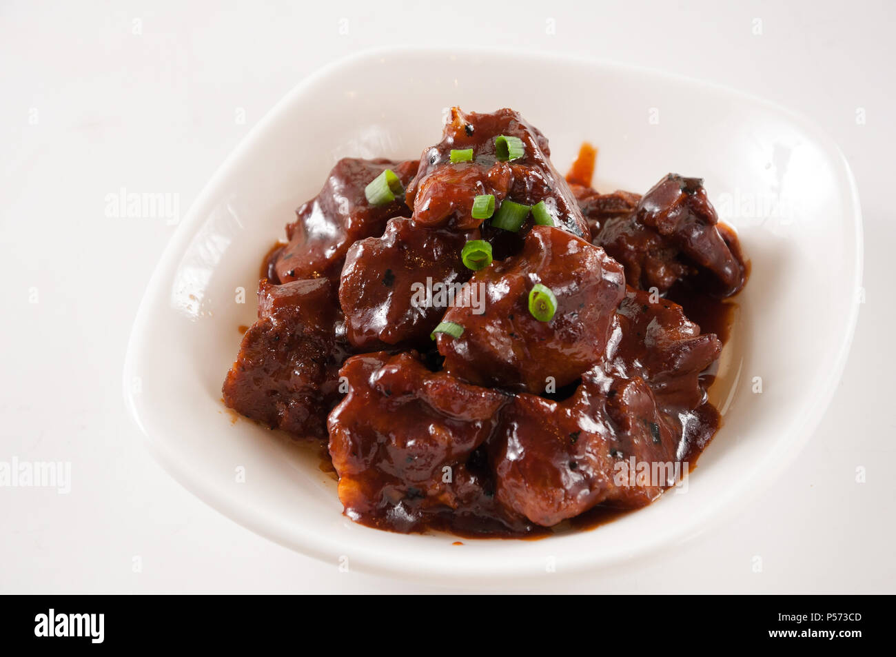 Dolce e aspro spareribs Foto Stock