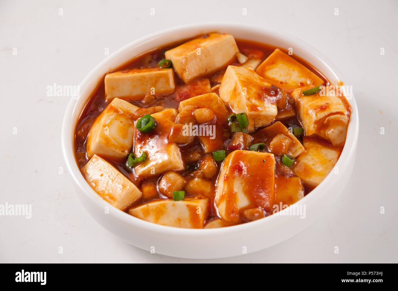 Mapo Tofu,cucina cinese Foto Stock