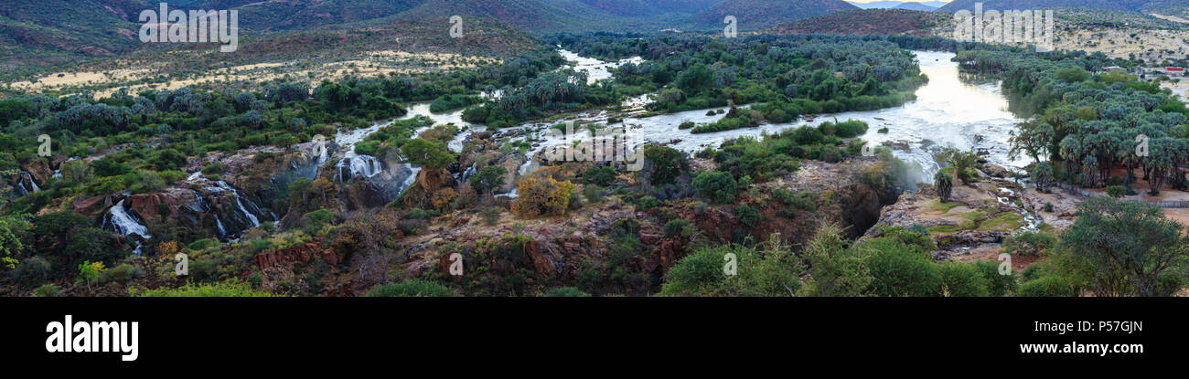 Epupa Falls, Kunene, Regione di Kunene, Namibia Foto Stock