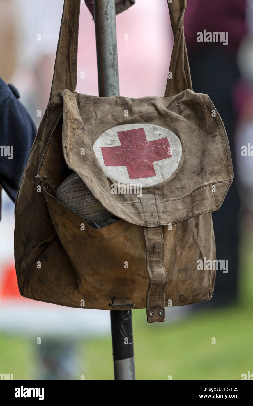 La seconda guerra mondiale i Medici prima borsa di aiuto Foto Stock