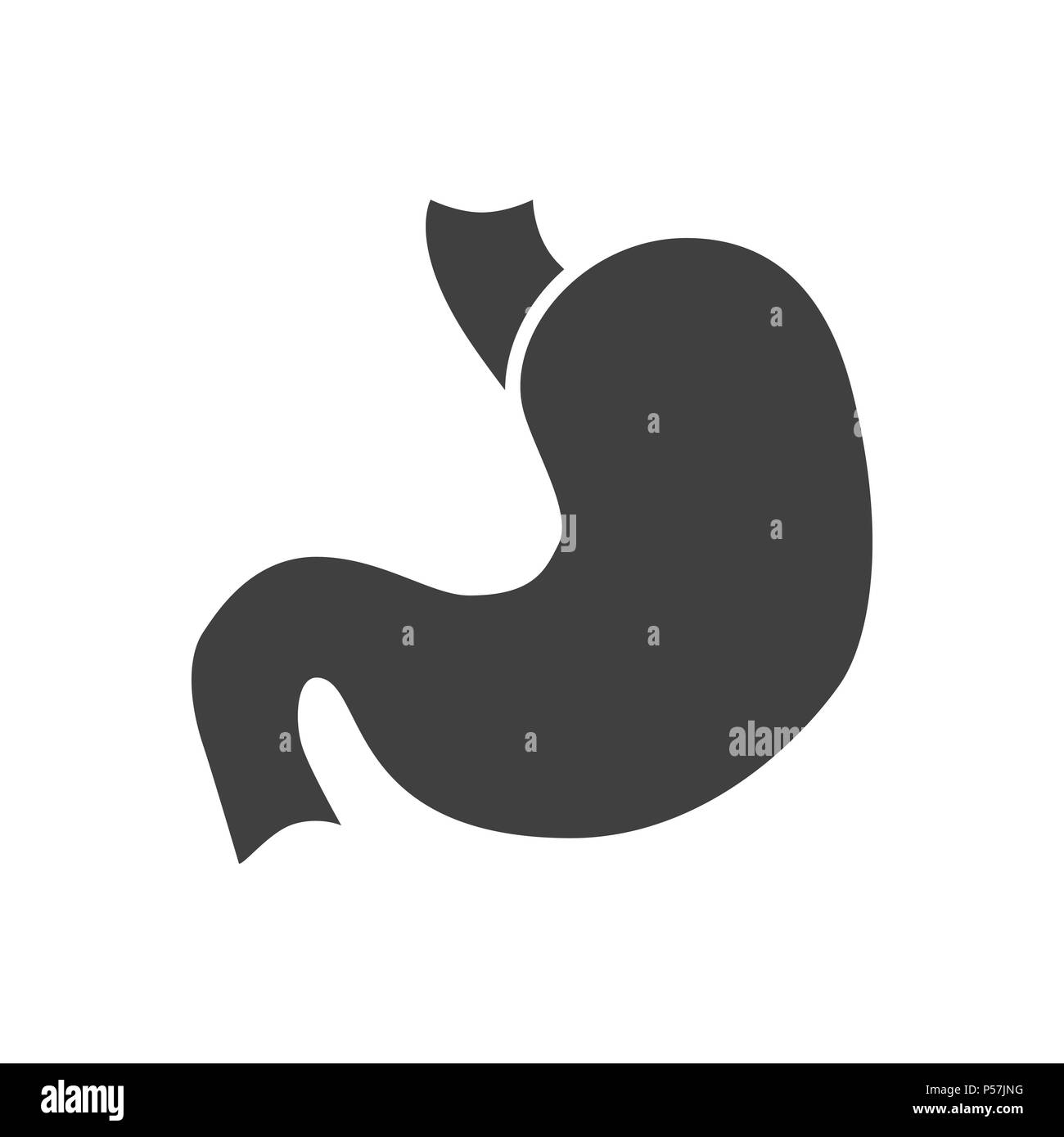 Icona di stomaco. Illustrazione Vettoriale