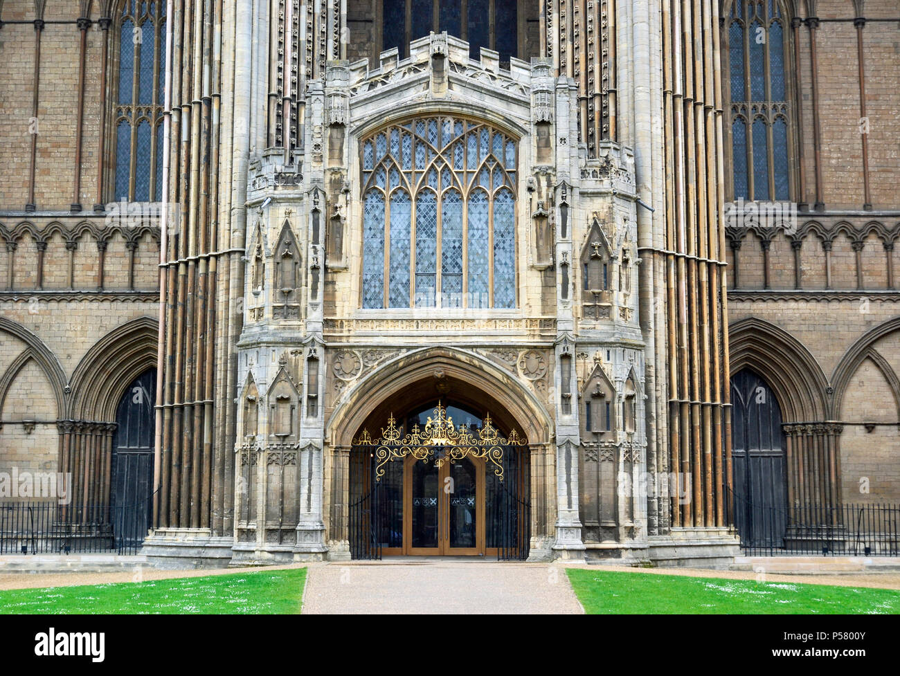 Peterborough Cathedral, Peterborough, England, Regno Unito Foto Stock