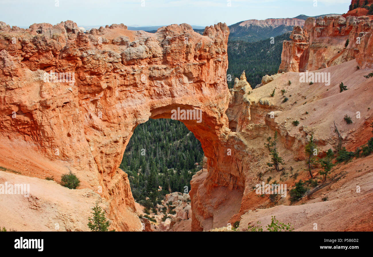 Arco Naturale di Bryce Canyon, Utah Foto Stock