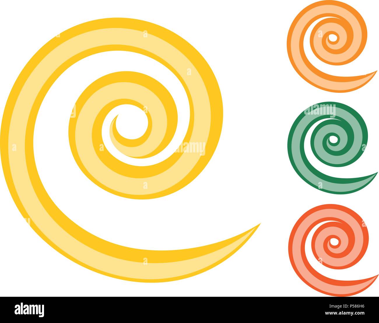 Simboli di Sun Illustrazione Vettoriale