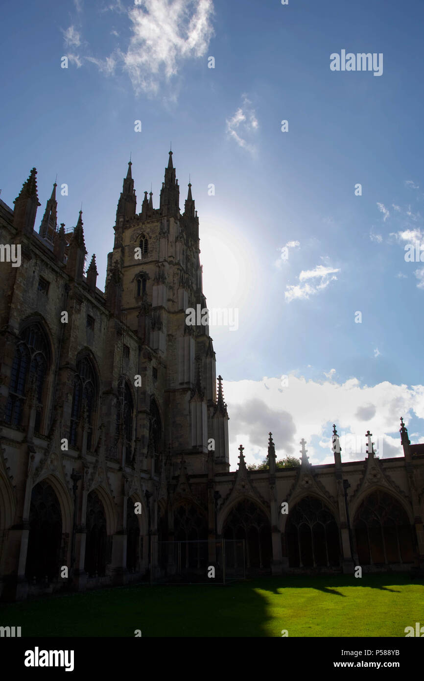 La Cattedrale di Canterbury, Inghilterra Foto Stock