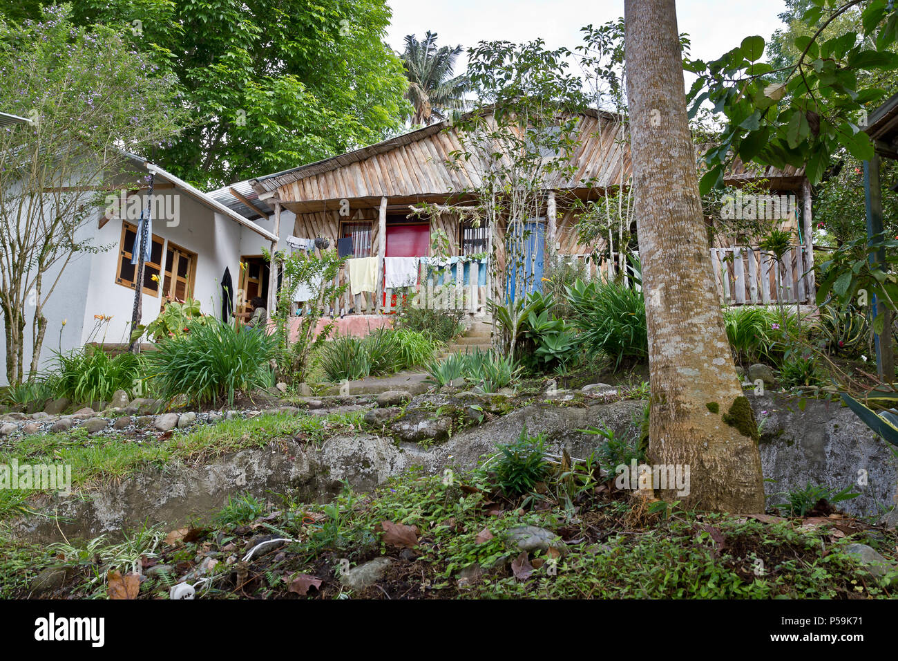 Casa tipica del Salento, Colombia Foto Stock