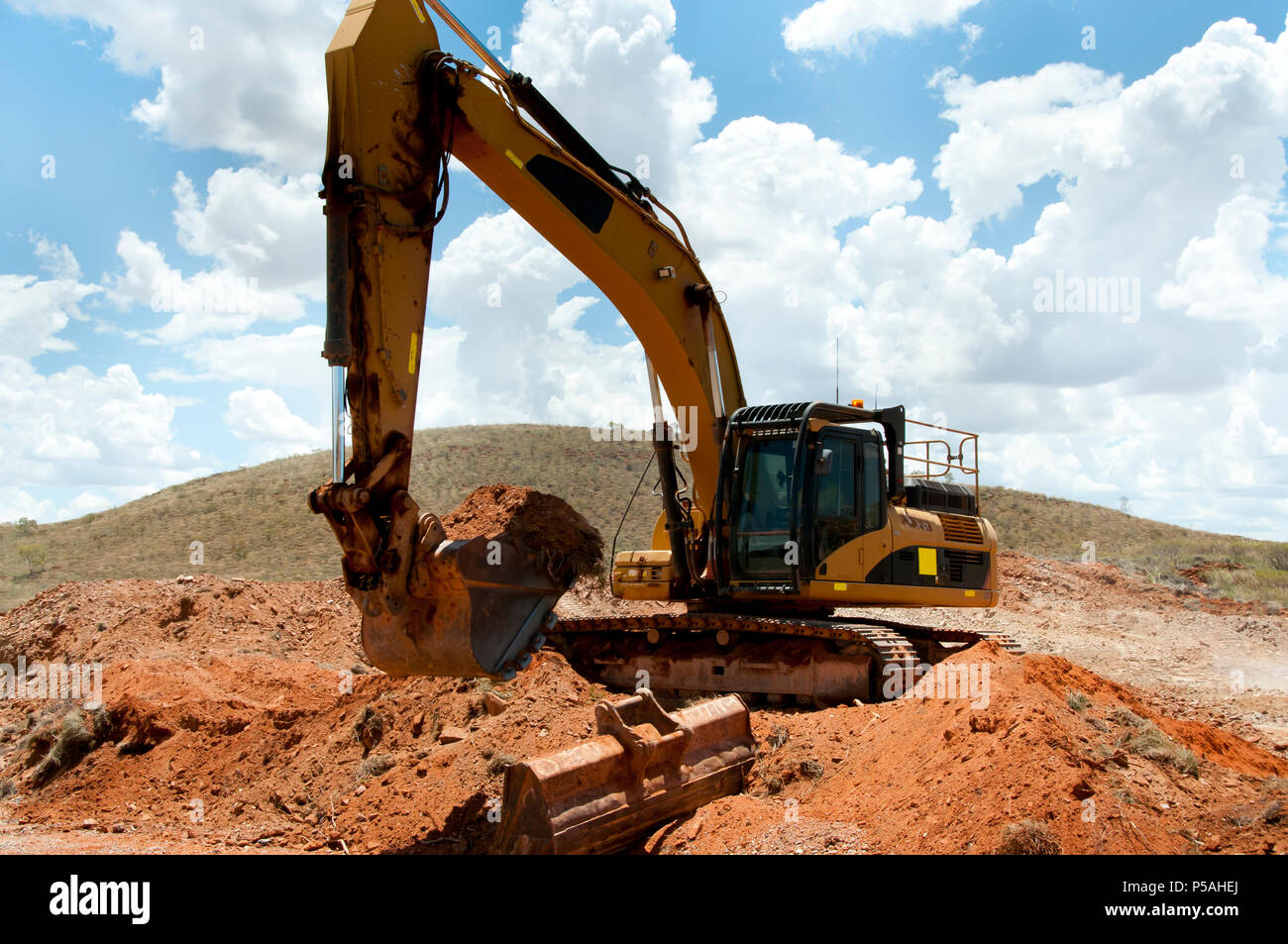 Del Macchinario minerario sterro Foto Stock